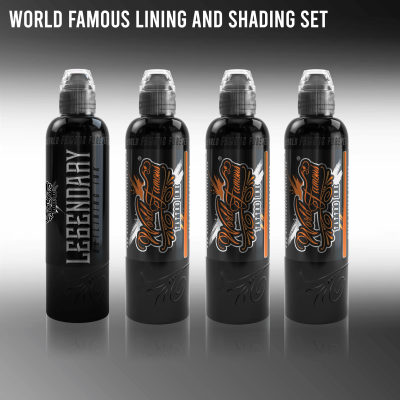 World Famous Lining and Shading set 120ml 4pcs